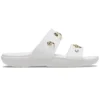 Weiche Sohle, bequeme Outdoor-Hausschuhe mit flachem Absatz, weiß