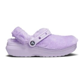 Wmns Classic Lined Clog „Fur Sure – Lavender“
